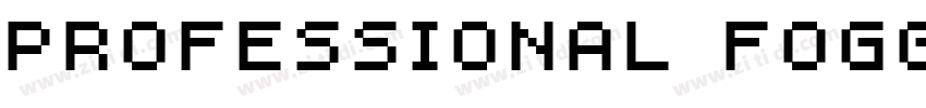 professional fogging字体转换